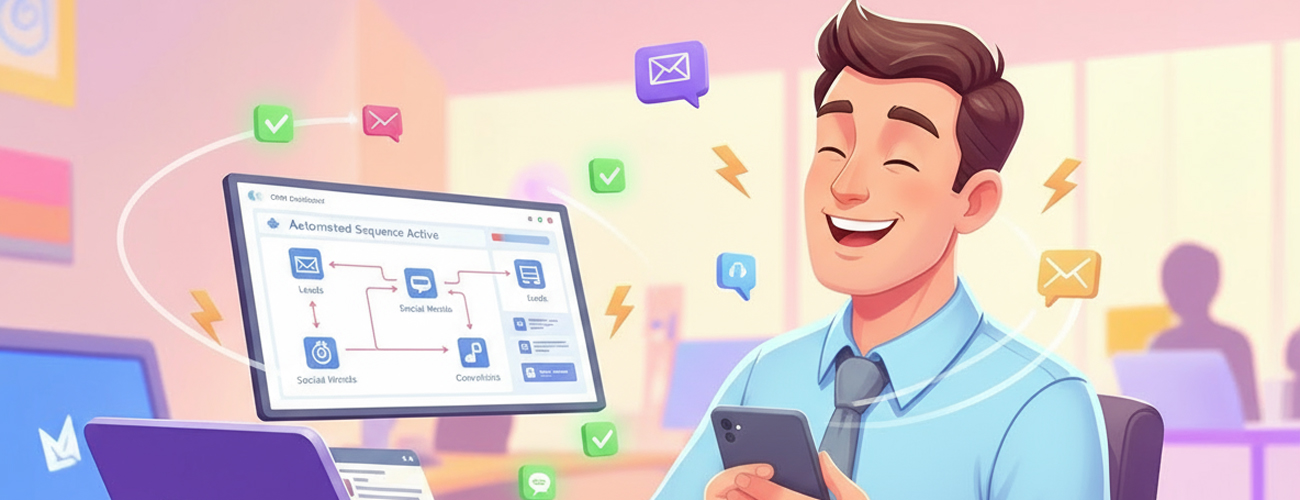 Firefly_Gemini-Flash_Generate-image-like-above-where-the-businessman-is-relaxing--smiling-whist-his-comp-123493 Marketing Automation Blog by Beam Automation Experts